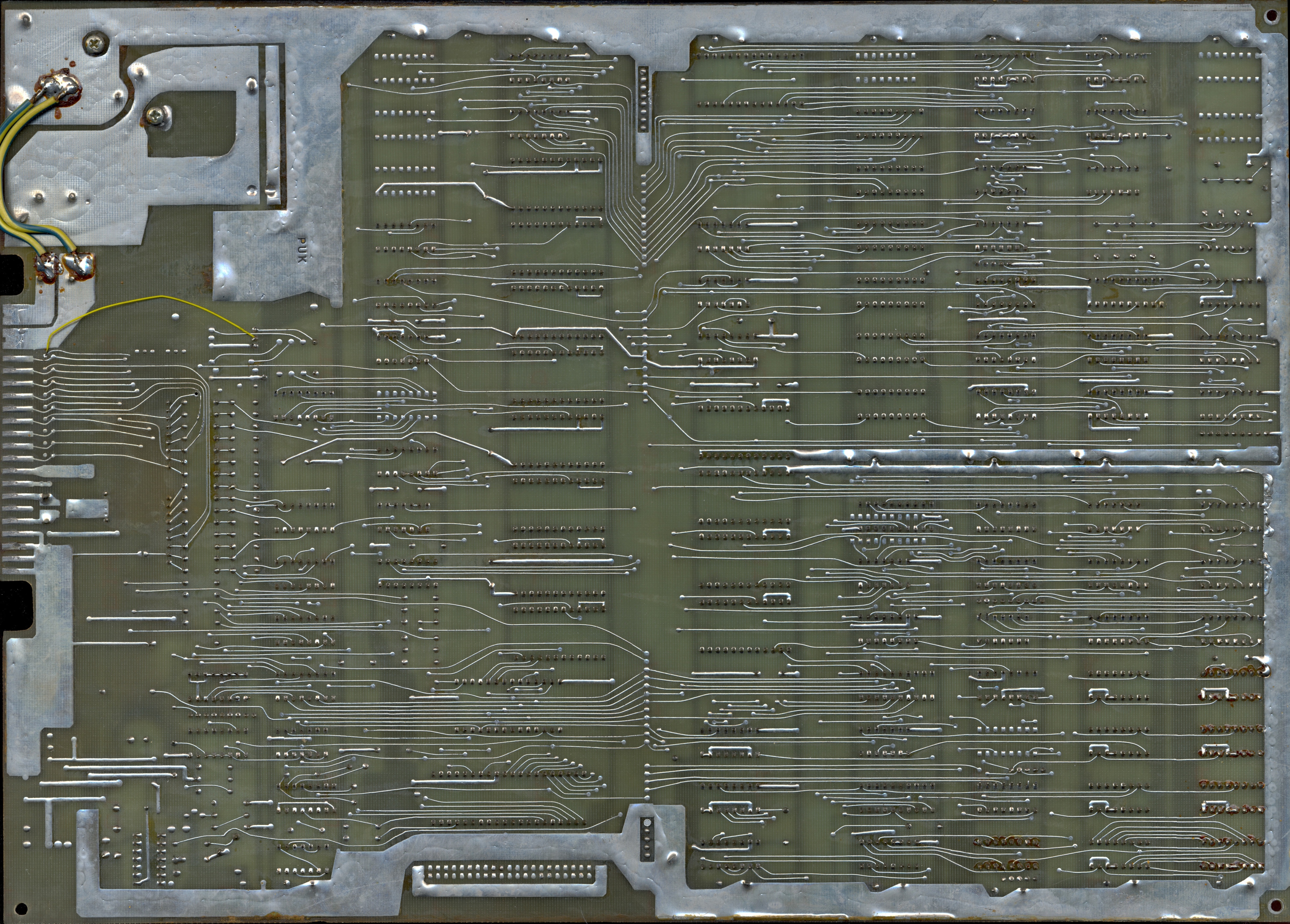 main PCB solder side