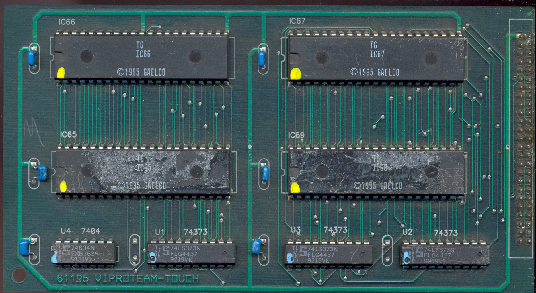 ROMs PCB component side