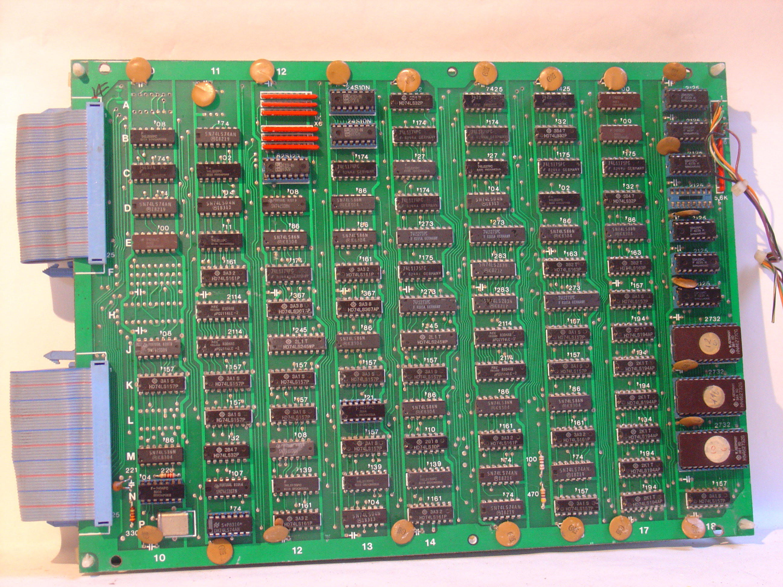 video PCB component side