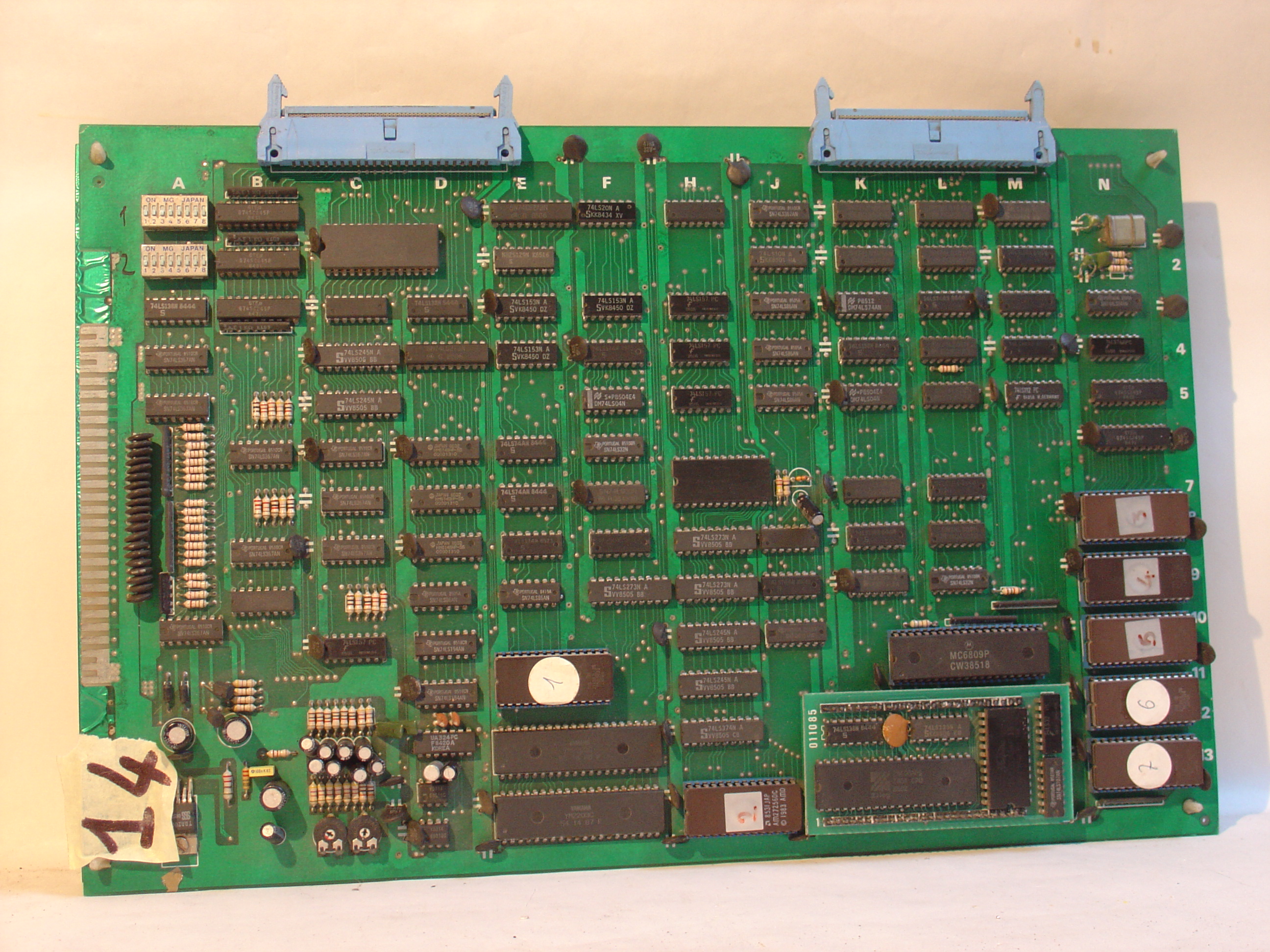 main PCB component side
