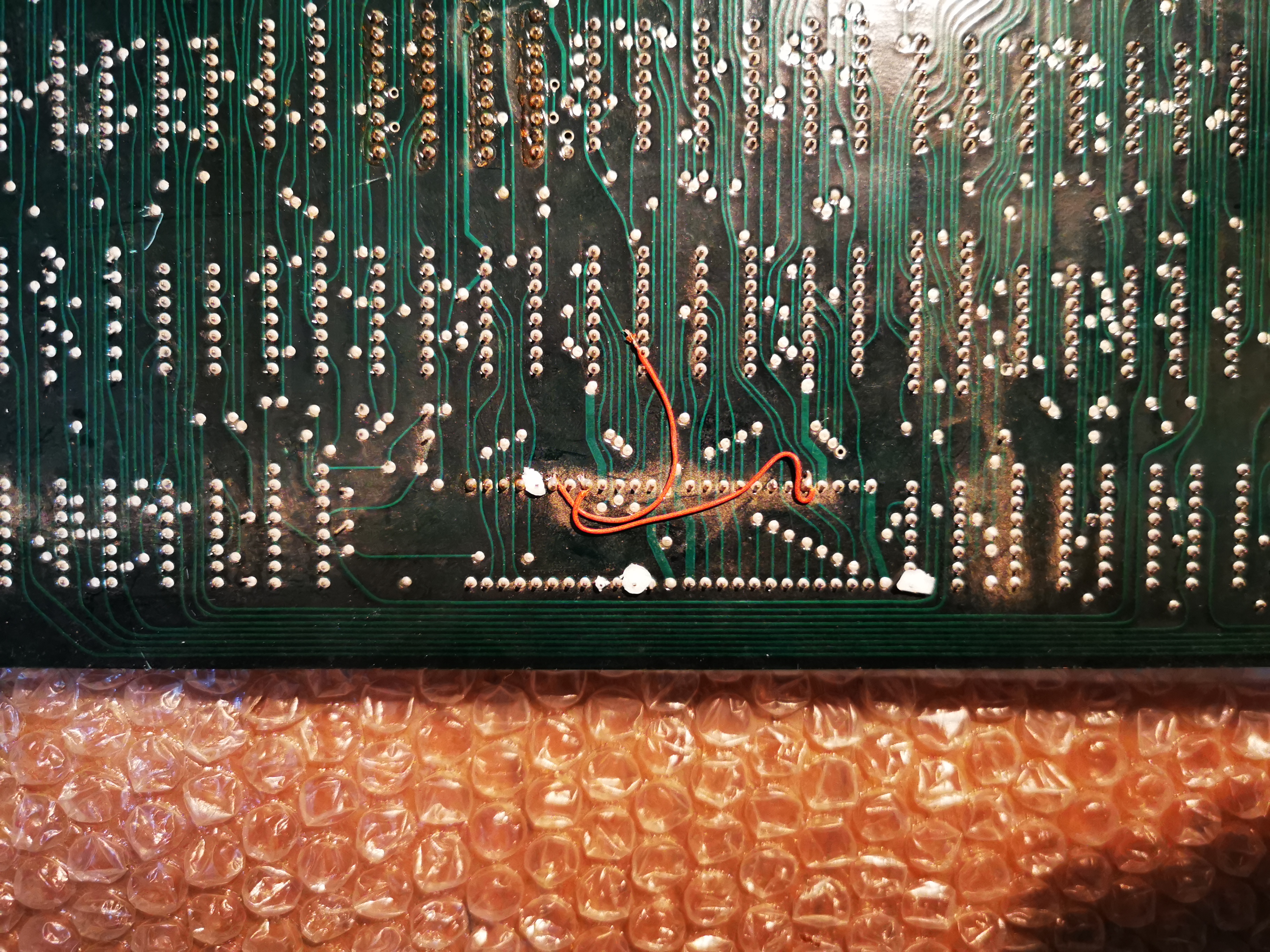 PCB solder side detail 1