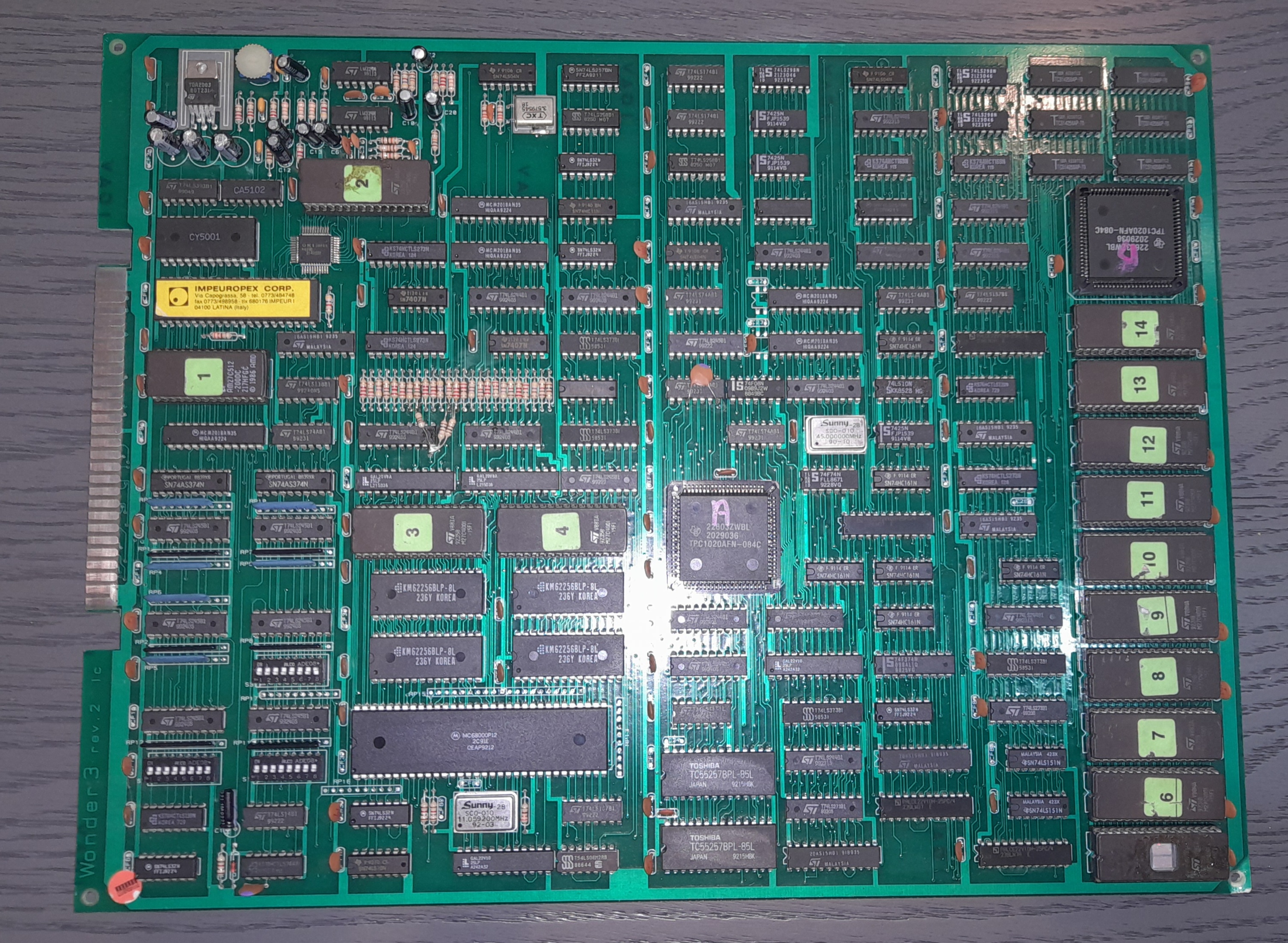 PCB component side