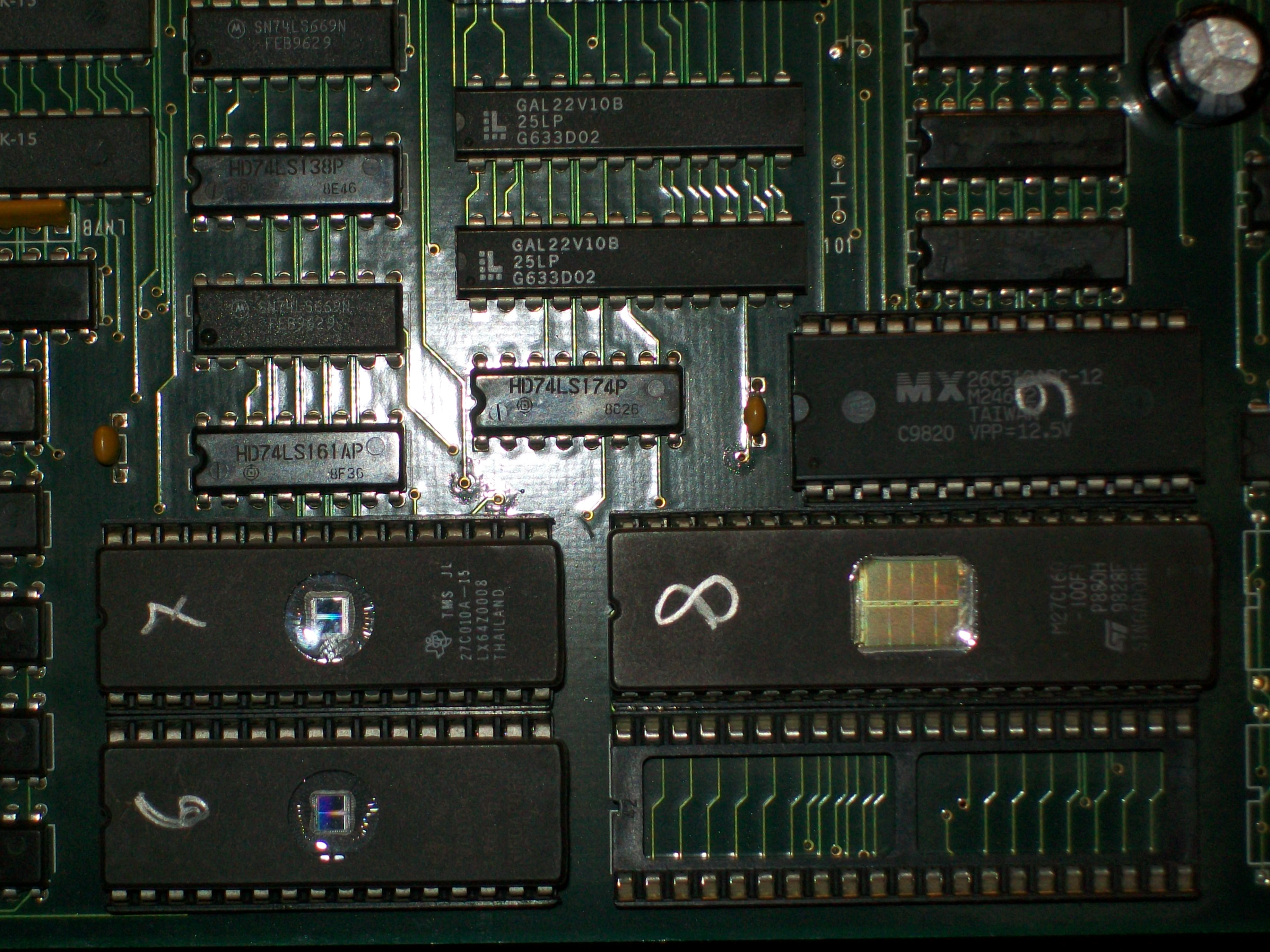 PCB component side detail 2