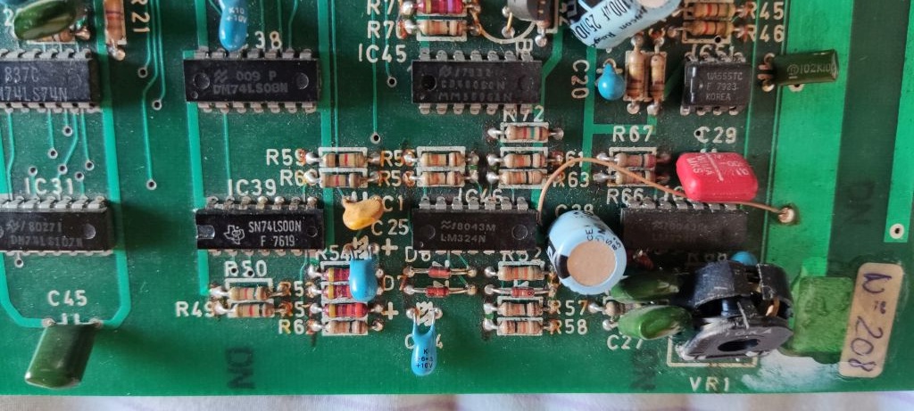 main PCB component side detail 1