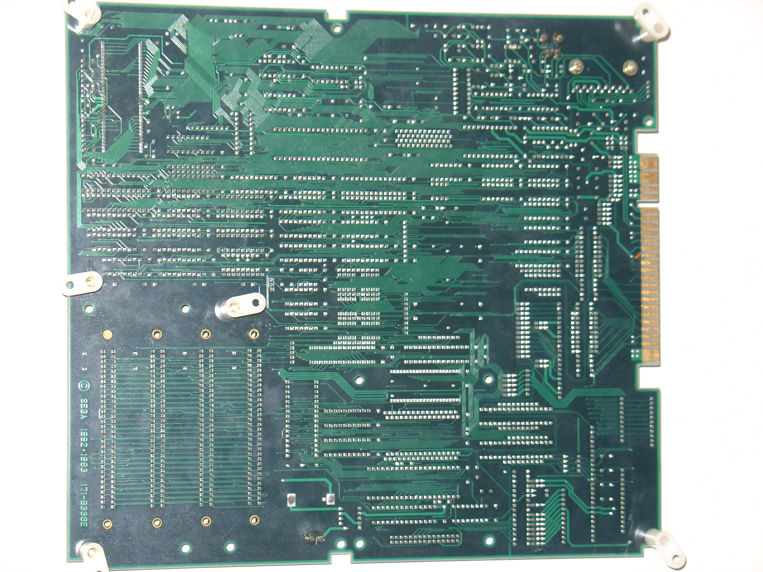 main PCB solder side