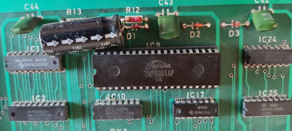 main PCB component side detail 5