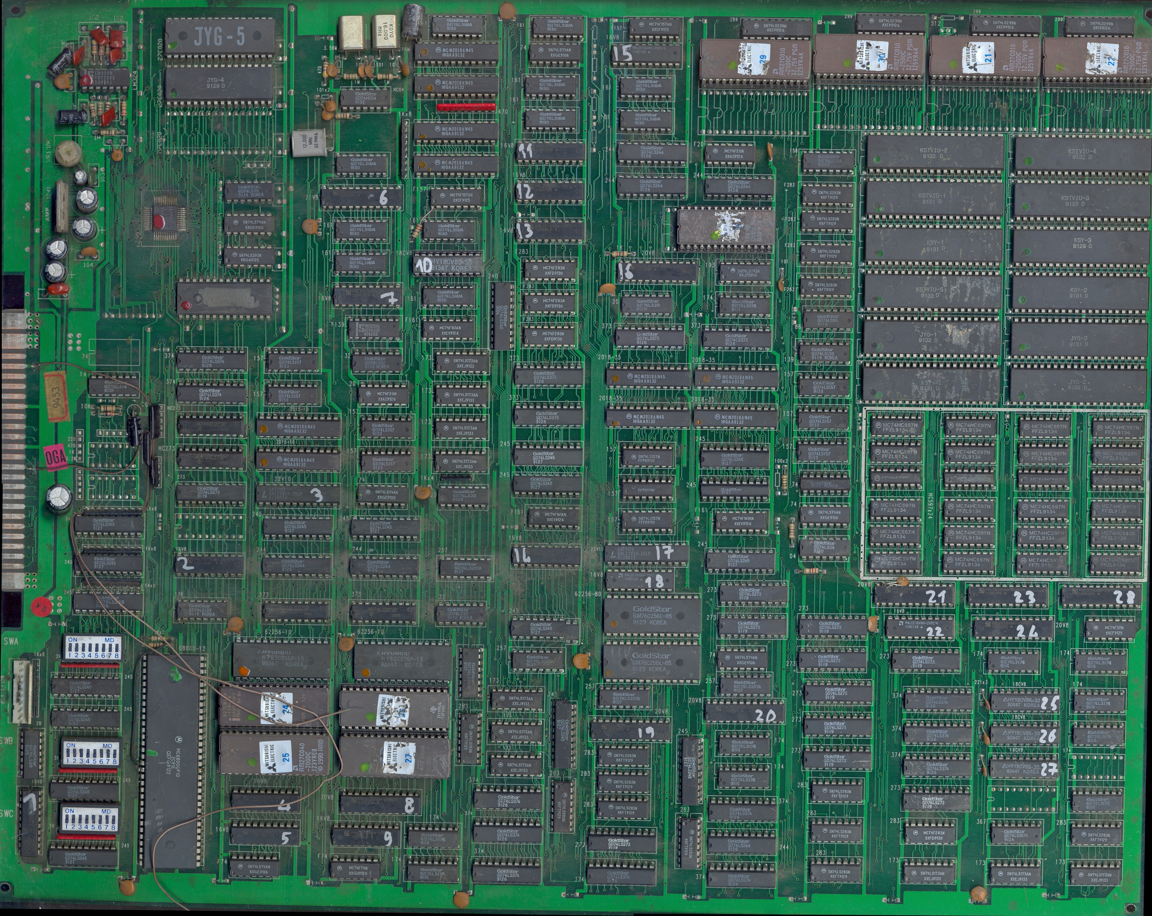 main PCB component side