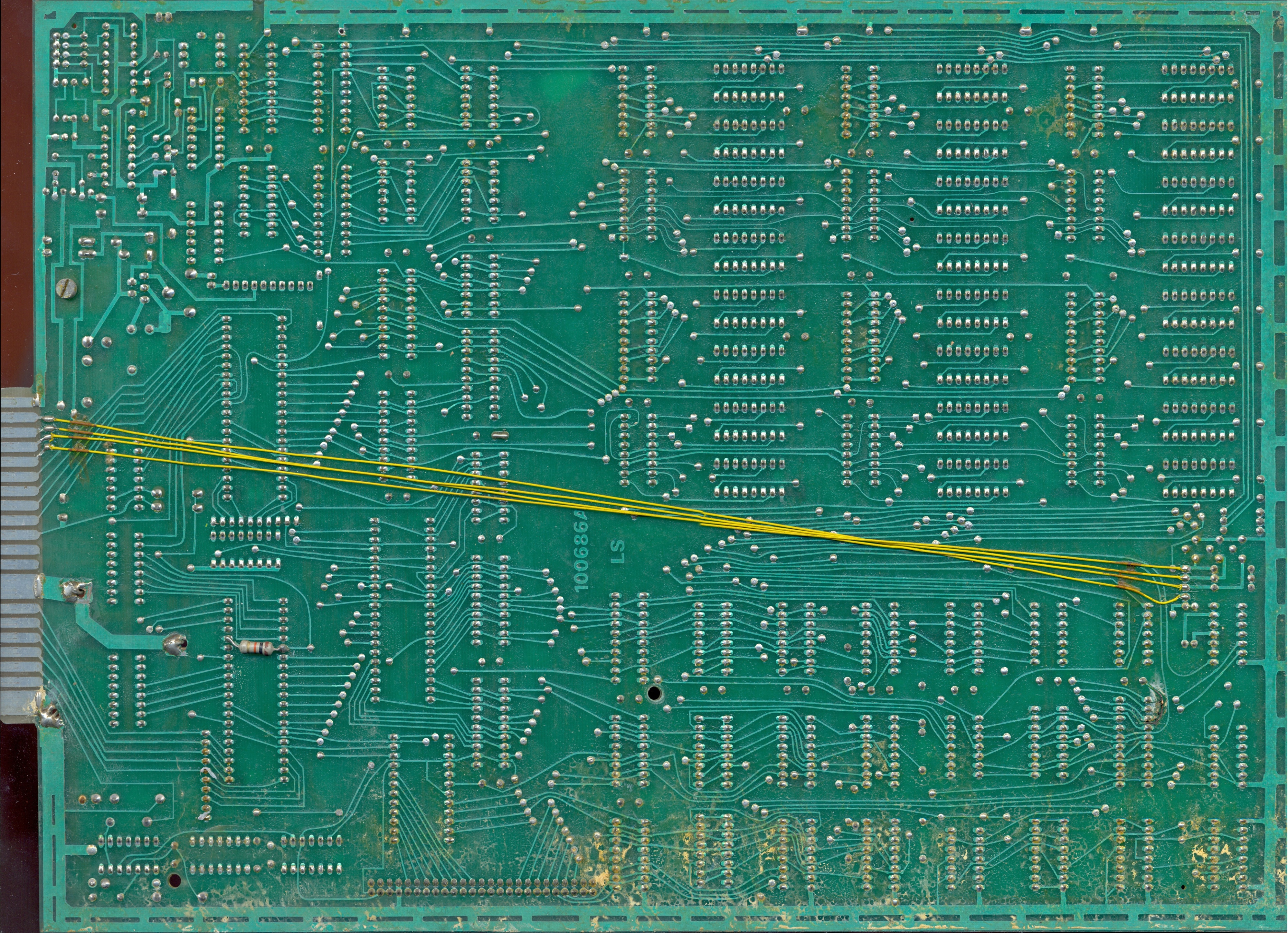 main PCB solder side