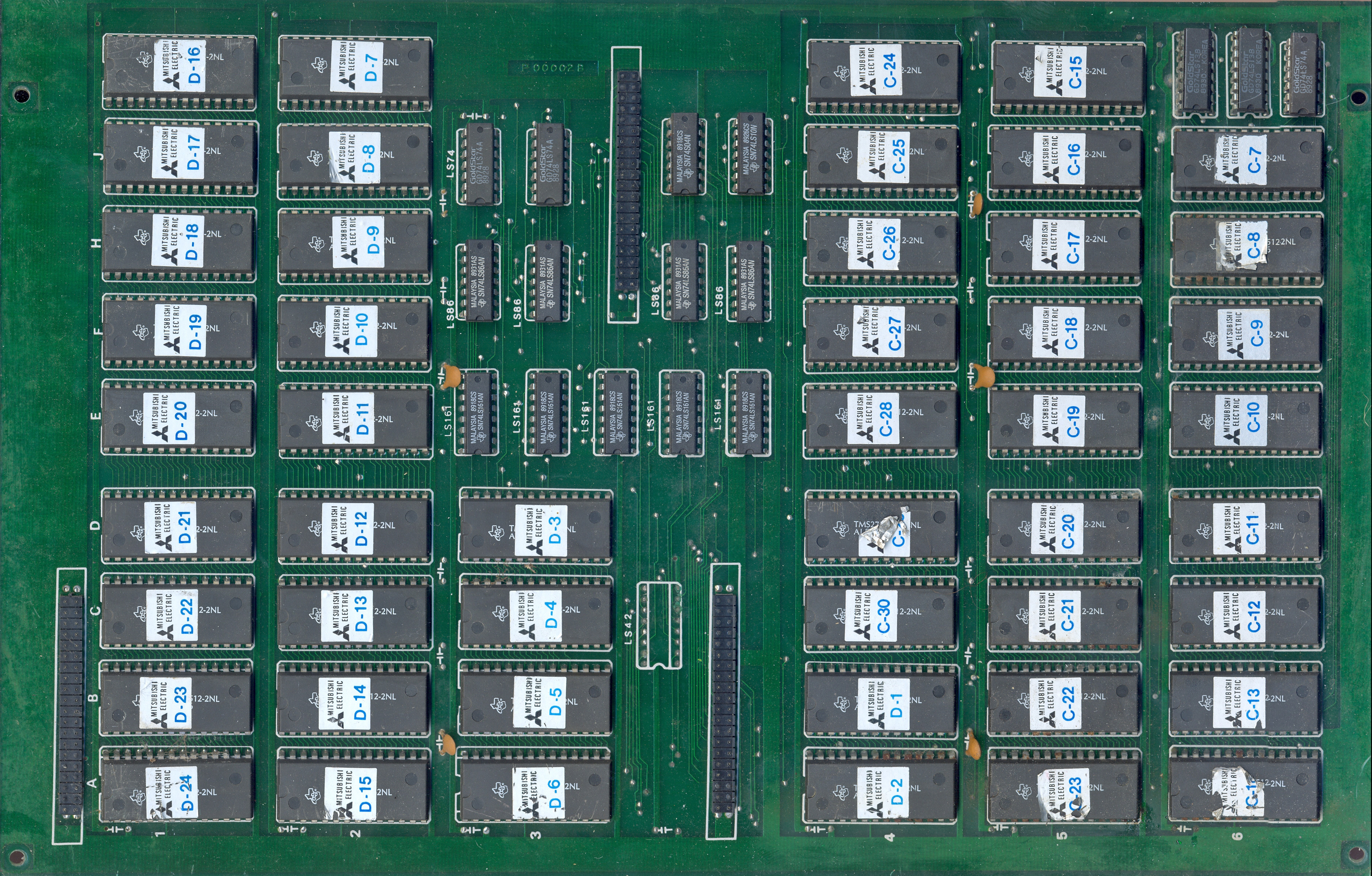 2nd ROMs PCB component side