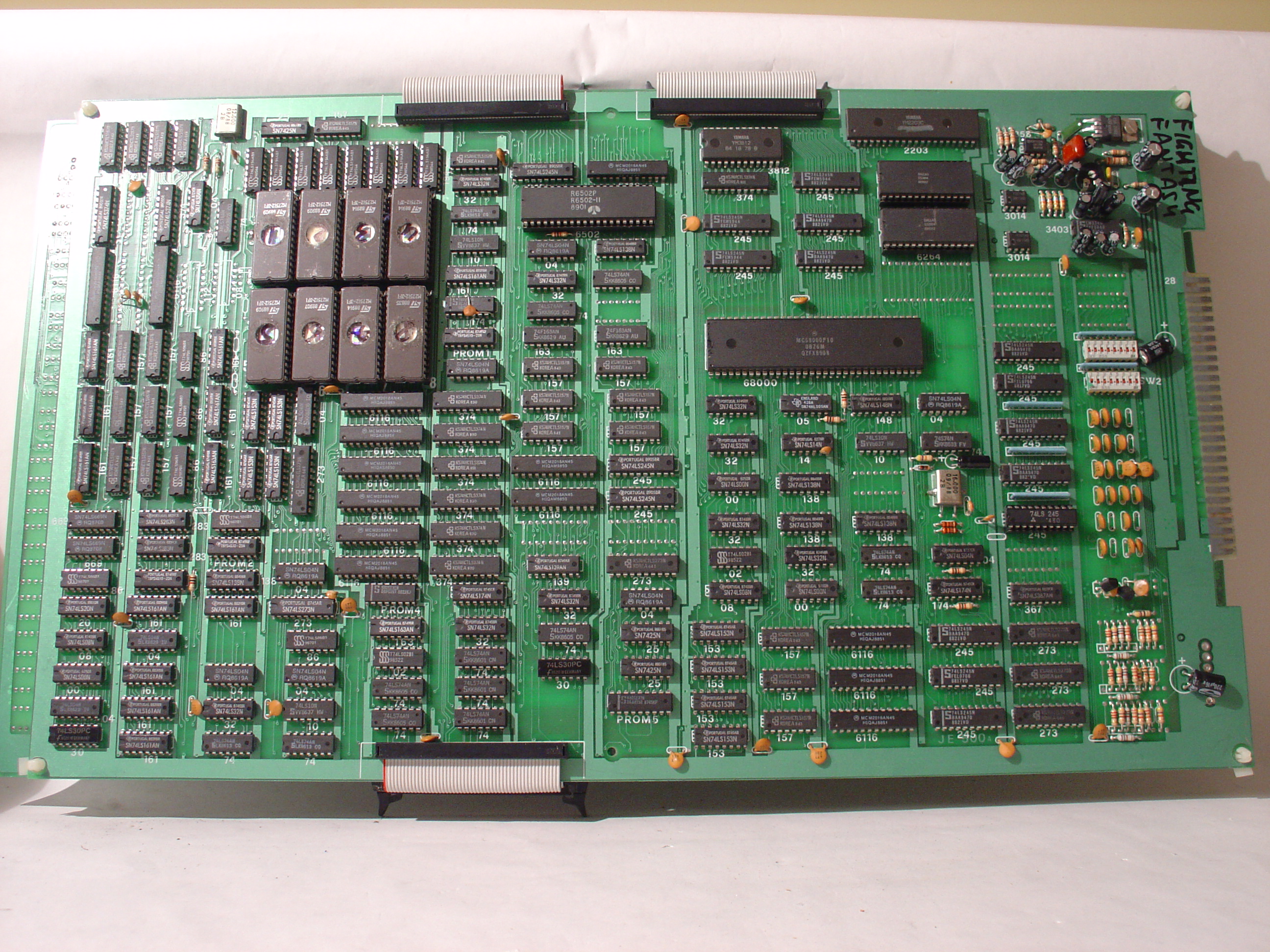 main PCB component side