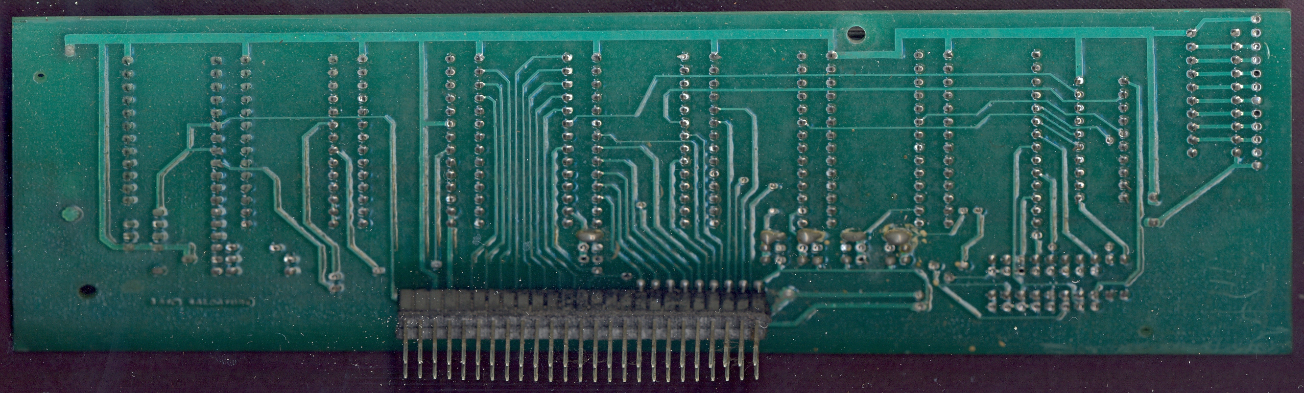 ROMs PCB solder side