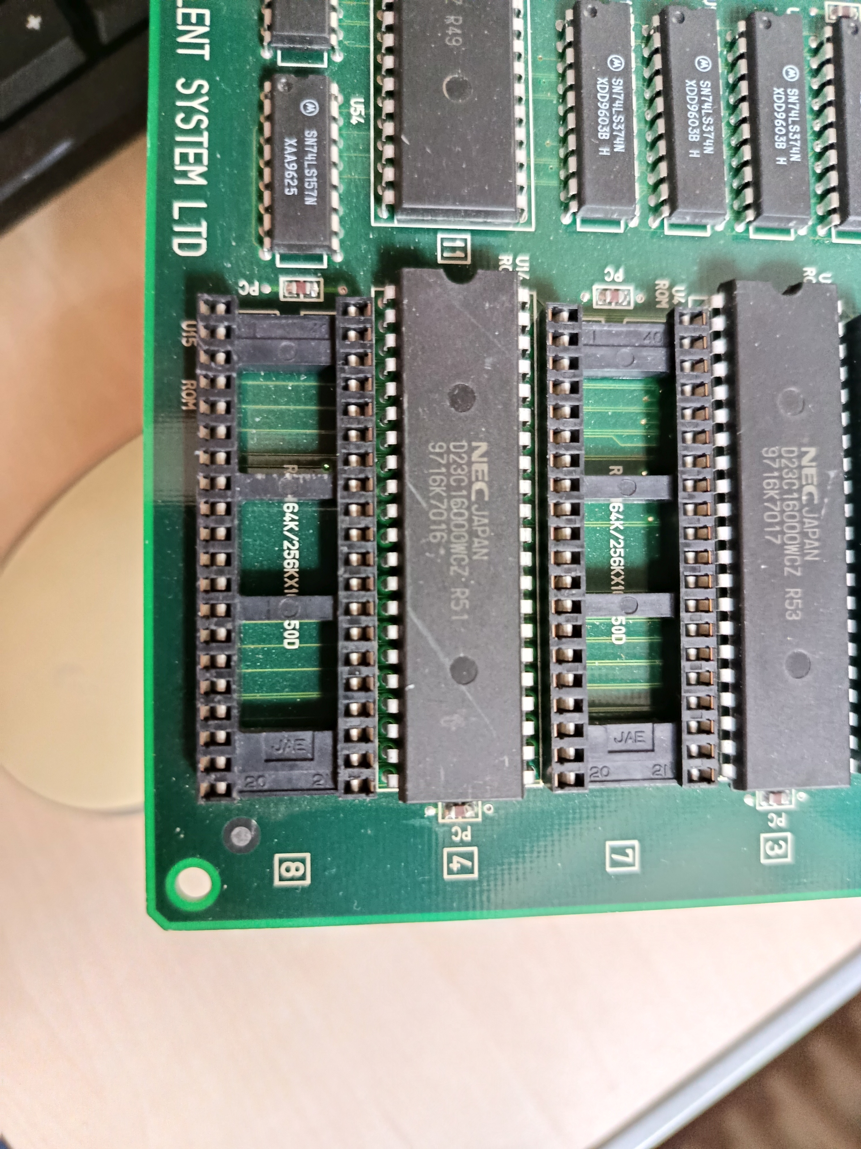 PCB component side detail