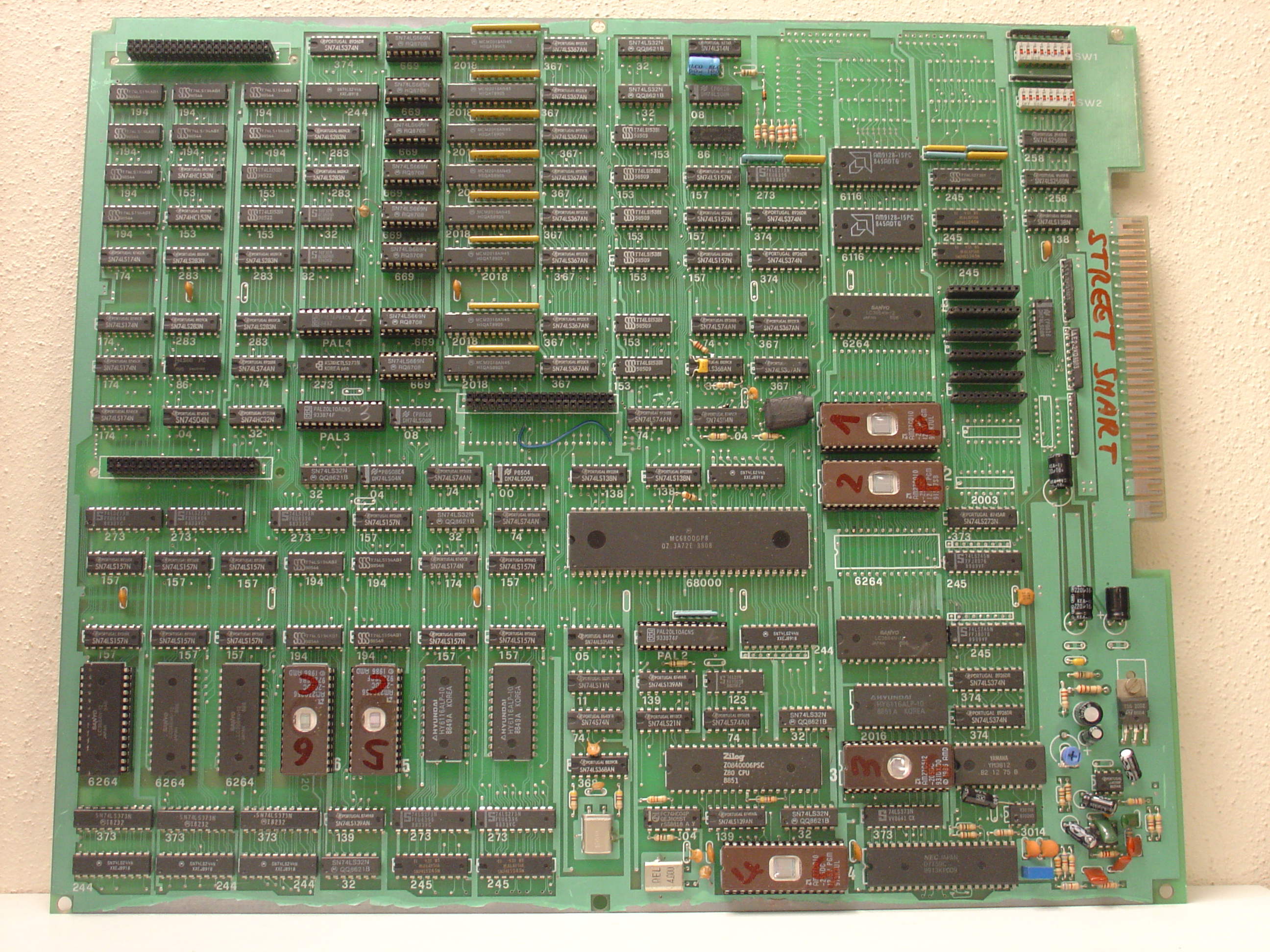 1st main PCB component side
